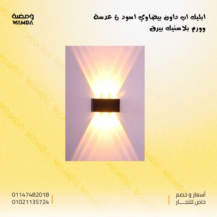 ابليك-اب-داون-بيضاوي-اسود-6-عدسة