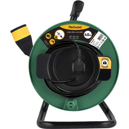 بكرة كابل امتداد 40 متر مزود بقفل امان اى-لوك